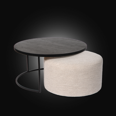 Couchtische mit Pouf