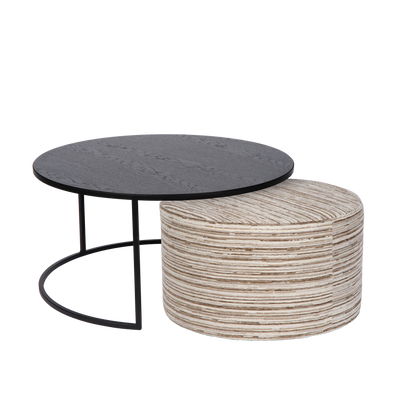 Couchtische mit Pouf