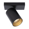 Ceiling light Nuo 1 | black - gold inside